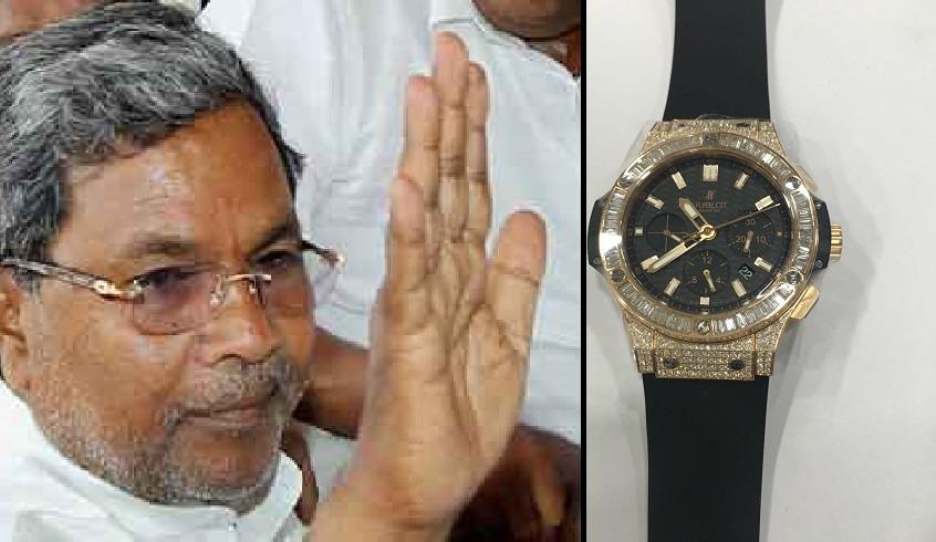 ಸ್ವೀಕರ್‌ಗೆ ಸಿದ್ದರಾಮಯ್ಯ ವಾಚ್ ಹಸ್ತಾಂತರ